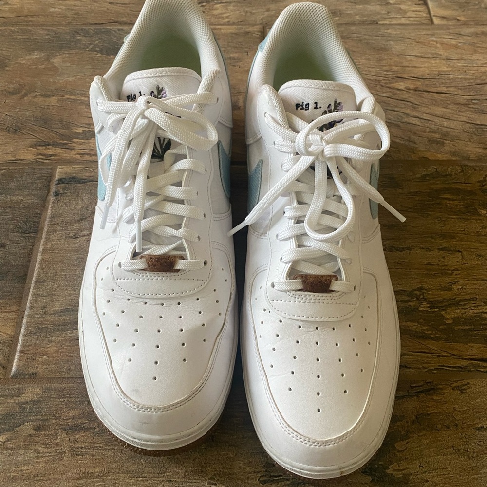 Men’s Nike Air Force Baby blue and white